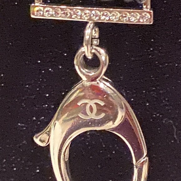 Chanel Crystal CC Lanyard Necklace. - Picture 3 of 5